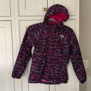Girls North Face Raincoat
